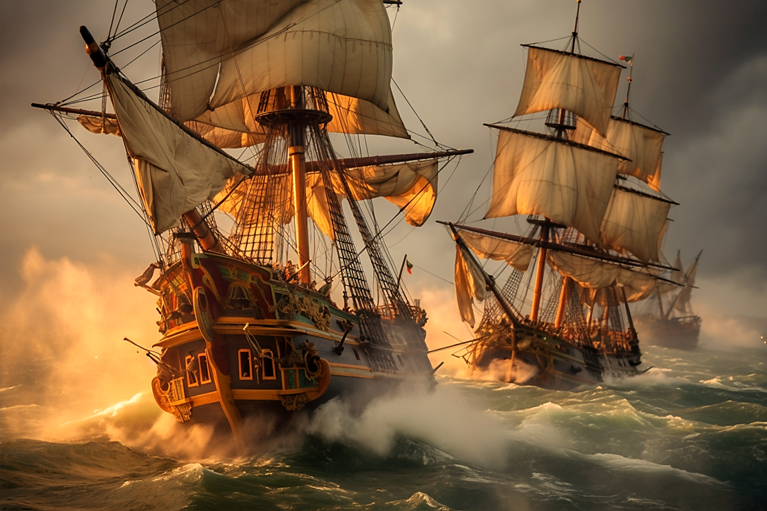 Barcos del Imperio español.